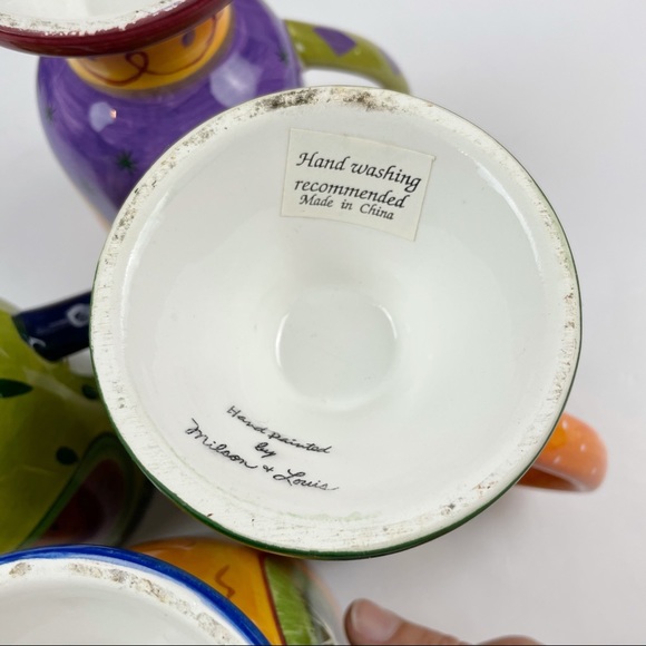 Milson & Louis Colorful Fruit Pitcher and Mugs - Picture 12 of 12